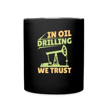 Plate-forme pétrolière Lustig - Mug uni - noir - Devant