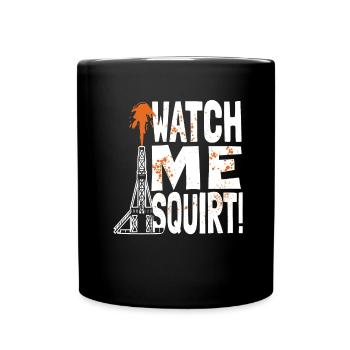 Humour sur les plates-formes pétrolières des champs pétrolifères - Mug uni - noir - Devant