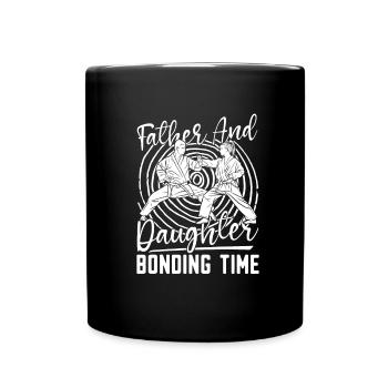 Taekwondo Fille Taekwondo Père - Mug uni - noir - Devant