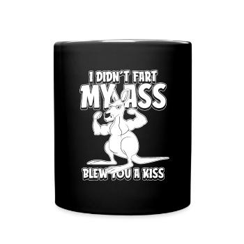 Kangaroo Funny - Full Colour Mug - black - Front