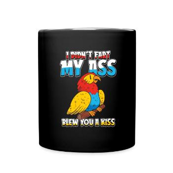 Parrot Funny - Full Colour Mug - black - Front