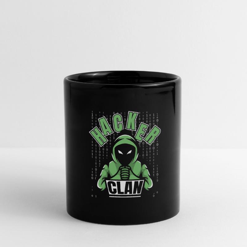 Entwickler Coder Programmierer Hacker Tasse einfarbig