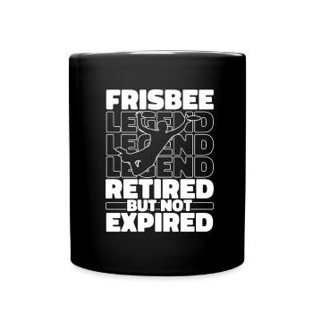 Frisbee pensioners - Full Colour Mug - black - Front