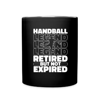 Handball Handball Players Pensioners - Full Colour Mug - black - Front