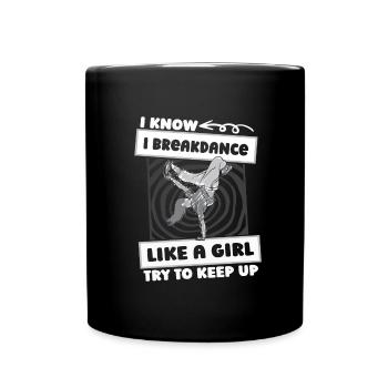 Breakdance Breakdancer Breakdancing Girls - Full Colour Mug - black - Front