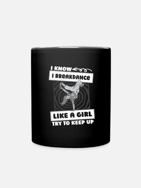 Breakdance Breakdancer Breakdancing Girls - Mug uni - noir
