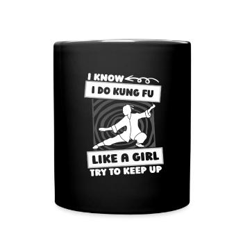 Kung Fu Girls - Full Colour Mug - black - Front