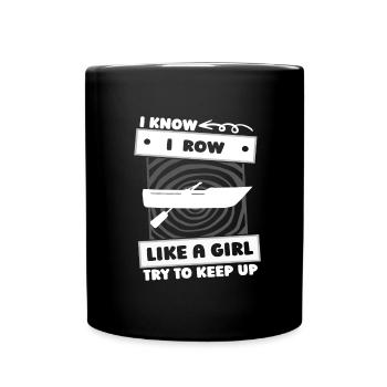 Rowing Girls - Full Colour Mug - black - Front