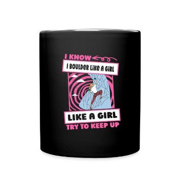 Bloc Bloc Filles - Mug uni - noir - Devant