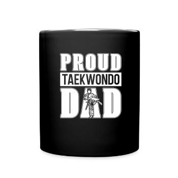 Taekwondo Funny Taekwondo Father - Full Colour Mug - black - Front