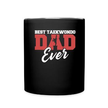 Taekwondo Père Taekwondo - Mug uni - noir - Devant