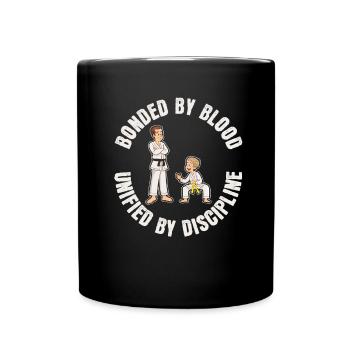 Taekwondo Vater Taekwondo Vater - Tasse einfarbig - Schwarz - Vorne