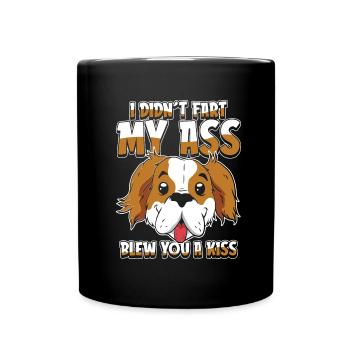 Humour pékinois - Mug uni - noir - Devant