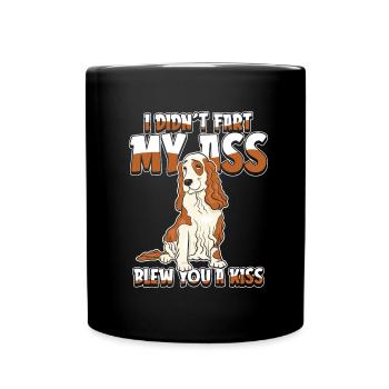Cocker Spaniel Humour - Mug uni - noir - Devant
