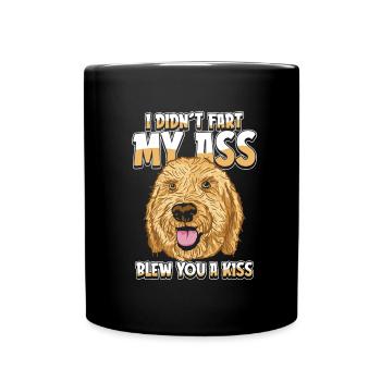 Golden Doodle Humor - Tasse einfarbig - Schwarz - Vorne