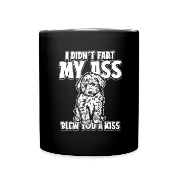 Golden Doodle Lustig - Tasse einfarbig - Schwarz - Vorne