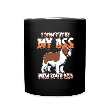 St. Bernard humor - Full Colour Mug - black - Front