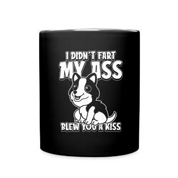 Border Collie - Mug uni - noir - Devant