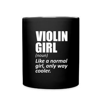 Violin Violin Funny - Full Colour Mug - black - Front