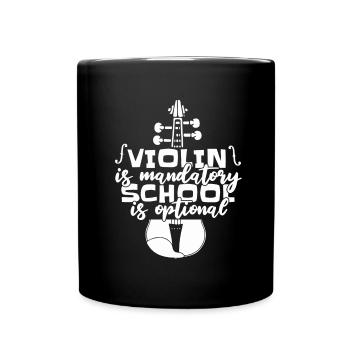 Violin Violin Funny - Full Colour Mug - black - Front