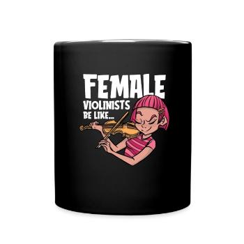 Violon Violon - Mug uni - noir - Devant