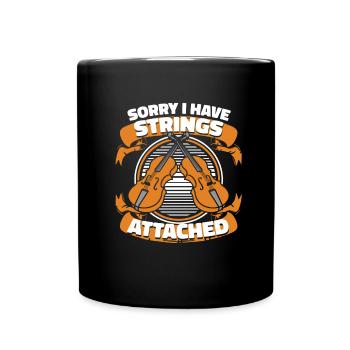 Violin Violin Sarcasm - Full Colour Mug - black - Front