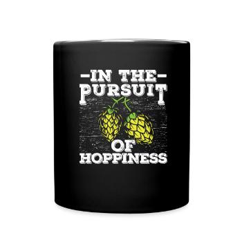 Bière artisanale Bière artisanale drôle - Mug uni - noir - Devant