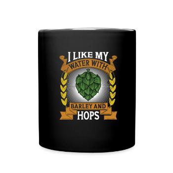 Craft Beer Bier Craftbier - Full Colour Mug - black - Front