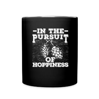 Bière artisanale Bière artisanale drôle - Mug uni - noir - Devant