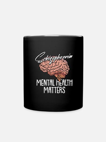 Psychologie Psychologue Schizophrénie - Mug uni - noir