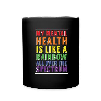 Psychology Psychologist Bunt - Full Colour Mug - black - Front
