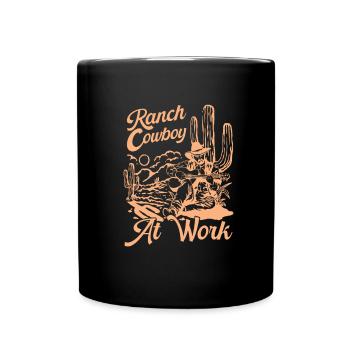 Rodeo Cowboy Works - Full Colour Mug - black - Front