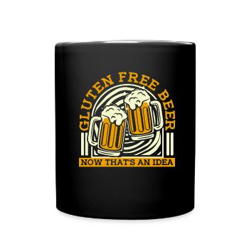 Gluten-free beer - Full Colour Mug - black - Front