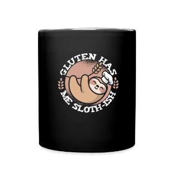 Glutenfrei Trägheit - Tasse einfarbig - Schwarz - Vorne