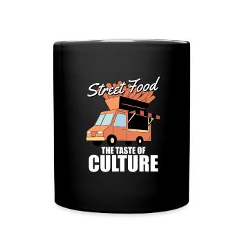 Street food culture - Full Colour Mug - black - Front