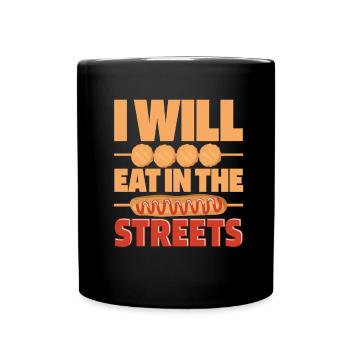 Street food Corndog - Full Colour Mug - black - Front