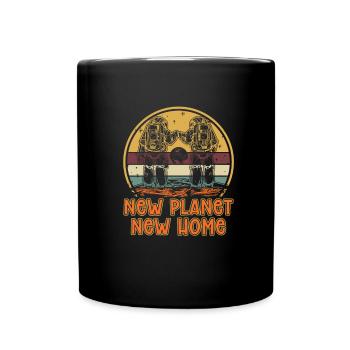 Space Space Space Colonization - Full Colour Mug - black - Front