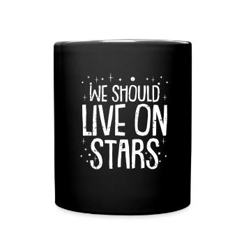 Space Space Space Colonization - Full Colour Mug - black - Front