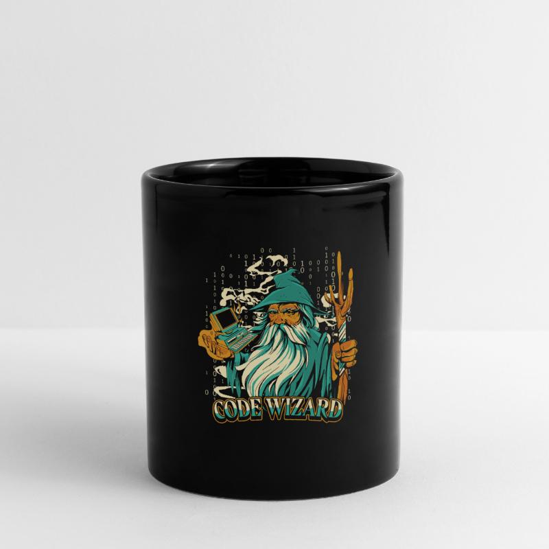 Entwickler Coder Programmierer Magier Tasse einfarbig