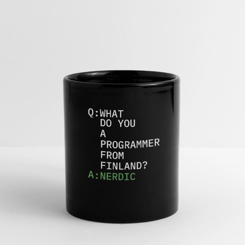 Developer Coder Programmer Weird Full Colour Mug
