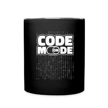 Developer Coder Programmer - Full Colour Mug - black - Front