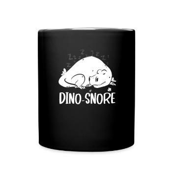 Dinosaures ronflant Dinosaures adultes - Mug uni - noir - Devant