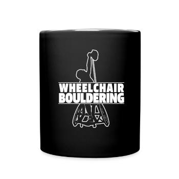 Bloc Bloc Fauteuil roulant - Mug uni - noir - Devant