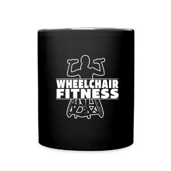 Fitness wheelchair - Full Colour Mug - black - Front