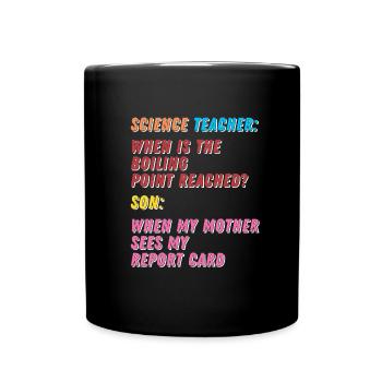 Maman Mère Humour - Mug uni - noir - Devant