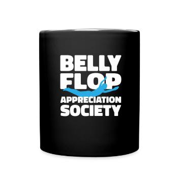 Diving Diver Belly clap - Full Colour Mug - black - Front