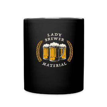 Craft Beer Craft Beer Lady - Full Colour Mug - black - Front