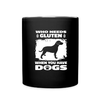 Gluten Free Dog - Full Colour Mug - black - Front
