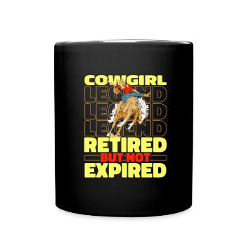 Retired Rodeo - Full Colour Mug - black - Front