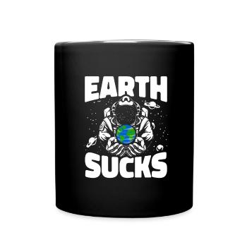 Espace Espace Terre Terre Craint - Mug uni - noir - Devant